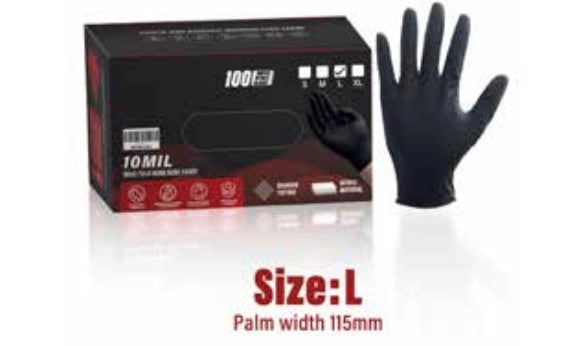 GLOVES IND-NI-BK-L SIZE:L